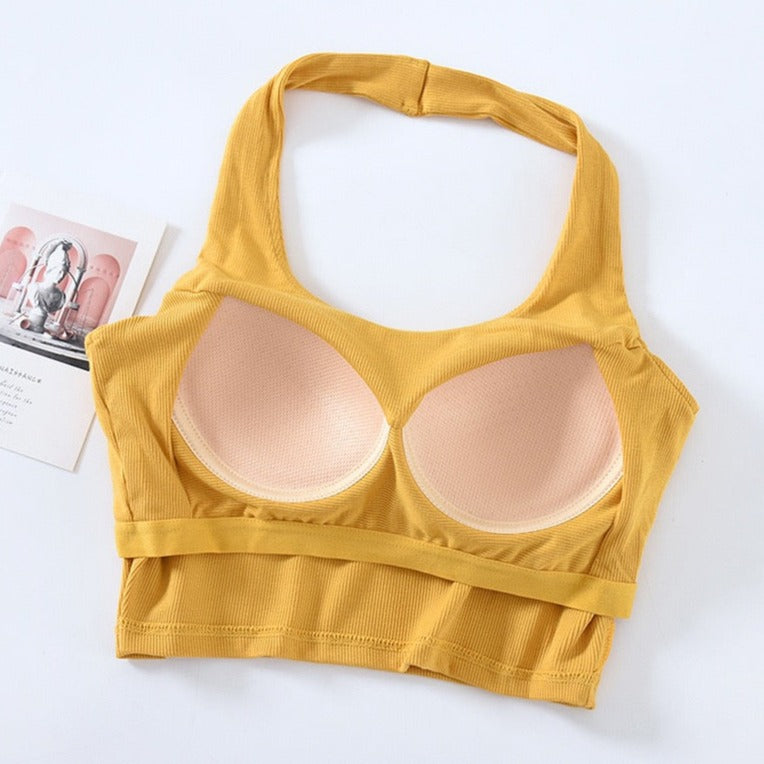 Amber Halterneck Built-In Bra Camisole